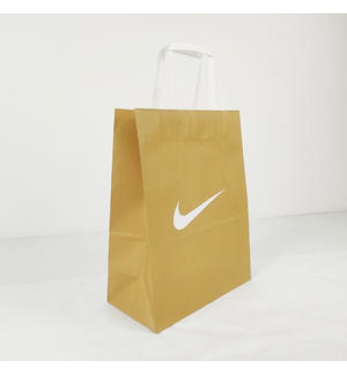 custom shopping paper bag shoes garments clothes packaging paper bag with flat handles paper bags