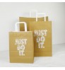 custom shopping paper bag shoes garments clothes packaging paper bag with flat handles paper bags