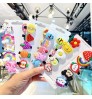 Cute Unicorn cartoon Hair accessories fruit princess flog animals mermaid butterfly hair Clip for Girls