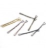 Hair accessories factory selling fashion blonde hair bobby pins ripple black hairpins