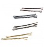 Hair accessories factory selling fashion blonde hair bobby pins ripple black hairpins