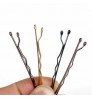 Hair accessories factory selling fashion blonde hair bobby pins ripple black hairpins