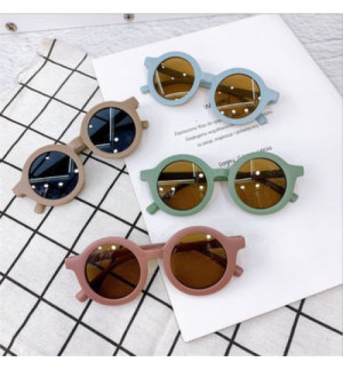 Kids Sunglasses Cartoon Bear Shape Girls Boy Children Sun Glasses Round Street Beat Eyeglasses Cute Baby Shades Eyewears