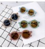 Kids Sunglasses Cartoon Bear Shape Girls Boy Children Sun Glasses Round Street Beat Eyeglasses Cute Baby Shades Eyewears