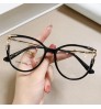 2022 New Europe And America Fashion Women TR90 Cat Eye Optical Frames Glasses Eyewear For Ladies