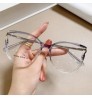 2022 New Europe And America Fashion Women TR90 Cat Eye Optical Frames Glasses Eyewear For Ladies