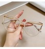 2022 New Europe And America Fashion Women TR90 Cat Eye Optical Frames Glasses Eyewear For Ladies