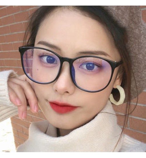 Fashion Transparent Computer Glasses For Women Anti Blue Light Round Eyewear Blocking Glasses Optical Spectacle Eyeglass