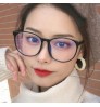 Fashion Transparent Computer Glasses For Women Anti Blue Light Round Eyewear Blocking Glasses Optical Spectacle Eyeglass