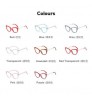 2022 Retro TR90 Metal Red Eyewear Transparent Anti blue Light Glasses Frame Women Cat Eye Specatcle Eyeglasses Frame