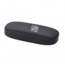 Container Fabric Covered custom logo Premium leather metal eading Eyewear Accessories Portable glasses Box Spectacle Case