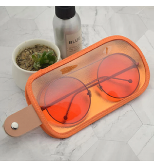 New Ice Cream Glasses Case Portable Color Snap Sunglasses Bag Protector Eyewear Accessories PVC Foldable Glasses Box