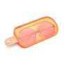 New Ice Cream Glasses Case Portable Color Snap Sunglasses Bag Protector Eyewear Accessories PVC Foldable Glasses Box