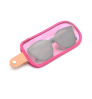 New Ice Cream Glasses Case Portable Color Snap Sunglasses Bag Protector Eyewear Accessories PVC Foldable Glasses Box