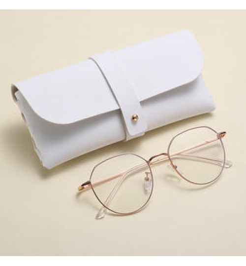 Low MOQ Soft Leather Fashion Sunglasses Box Women Men Eyeglasses Case Eyewear Holders Accessories