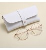 Low MOQ Soft Leather Fashion Sunglasses Box Women Men Eyeglasses Case Eyewear Holders Accessories