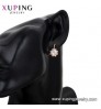 Jewelry 80114 Xuping 2020 Fashion Rose Gold Color Flower Shaped Stud Earrings Jewelry For Girl