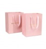 Luxury Ribbon Handle Boutique Shopping Packaging Customized Printed Euro Paper Gift Bags With Logo