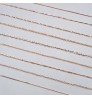 Korea Fashion 925 Sterling Silver Necklace Set 18K Gold Plated Snake Chain Necklace Box Custom Necklace Jewelry for Women