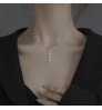 925 Sterling Silver Star Necklace Light Luxury Niche 2021 New Female Clavicle Chain Design Simple Fashion Jewelry