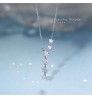 925 Sterling Silver Star Necklace Light Luxury Niche 2021 New Female Clavicle Chain Design Simple Fashion Jewelry