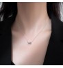 925 Sterling Silver Star Necklace Light Luxury Niche 2021 New Female Clavicle Chain Design Simple Fashion Jewelry