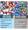 Wholesale Print 9mm 12mm 15mm 19mm Baby Teething Bead Bpa Free Food Grade Mixed Jewelry Baby Chew Teether Round Silicone Beads