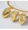 High Quality Luxury brazilian gold plated jewelry 18k set accessories for women jewelry set