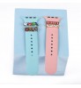 Silicone Watch Strap Band Heart Jewels Ornament Decorative Studs Watch Parts for Apple Watch Band Accessories