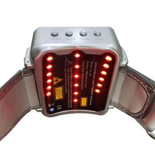 Watch Portable Household Cold Laser Therapy Wrist Watch To Improve Rhinitis And Stroke