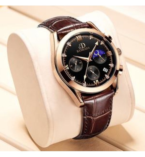 professional custom men watch quartz watches multi-function sport trend wristwatch fashion business wrist watch for men