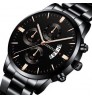 Q830 Men Quartz Chronograph Tachymeter Black Dial 44mm Man Wristwatch Cheap Watches in Bulk guangzhou Watches