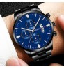 Q830 Men Quartz Chronograph Tachymeter Black Dial 44mm Man Wristwatch Cheap Watches in Bulk guangzhou Watches