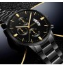 Q830 Men Quartz Chronograph Tachymeter Black Dial 44mm Man Wristwatch Cheap Watches in Bulk guangzhou Watches