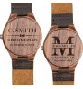 Personalized Custom Logo Eco-friendly Wooden Walnut Quartz Wrist Watches For Men And Women