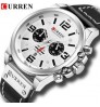 Top Brand Luxury CURREN 8314 Fashion Leather Quartz Men Watches Casual Date Chronograph Male Wrist Watches Clock Montre Homme