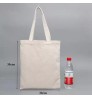 Personalized custom logo printing eco friendly durable canvas cotton tote blank plain shopping bag