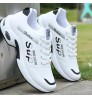 Manufacturers wholesale men's leather PU waterproof sports students running casual white shoes