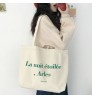 NO LOW MOQ Custom logo Plain cotton canvas tote bag