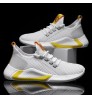 2022 New fly woven continuously empty net men's fashionable shoes sports running shoes