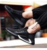 2022 New fly woven continuously empty net men's fashionable shoes sports running shoes