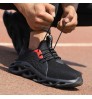 Hot Selling Industrial Breathable Men Working Sneakers Steel Toe Lightweight Safety Shoes for Men