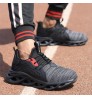 Hot Selling Industrial Breathable Men Working Sneakers Steel Toe Lightweight Safety Shoes for Men