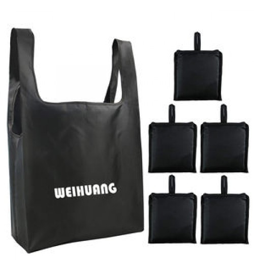 wholesale cheap custom printed logo polyester eco recycle shopping bag foldable nylon eco bag