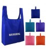 wholesale cheap custom printed logo polyester eco recycle shopping bag foldable nylon eco bag