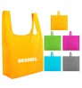 wholesale cheap custom printed logo polyester eco recycle shopping bag foldable nylon eco bag