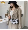 AZB551 Fashion Pu Leather Crossbody Bags 2022 Crossbody Bag Women Silk Scarf Chain Handbags For Women