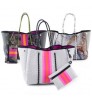 2021 Hot selling perforated neoprene bag beach bag tote handbag bags for women