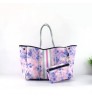 2021 Hot selling perforated neoprene bag beach bag tote handbag bags for women