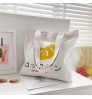 Recycle plain Custom printed organic cotton canvas tote bag bulk large reusable canvas cotton shopping bag with logo